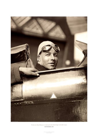 Aviation Photo Print: The late actor Heinz Rühmann as a student pilot on his DH 60 “Moth” (C/N 1097) D-1612, 1931